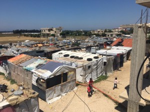 Camp de réfugiés au Liban