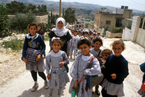 Des écoliers à Jericho, en Palestine.